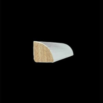 Base: 106 (Quarter Round) 11/16 Primed Finger Joint Pine (11/16"x11/16") 8' x 16'