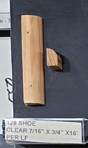 Trim & Millwork:Clear Pine SHOE 129