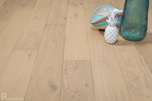 Flooring: WHITE MIST Engineered Hardwood WireBrushed Collection by Naturally Aged Flooring *add 1 handling fee to order
