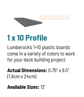 LUMBEROCK Decking