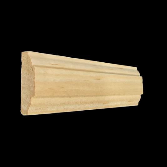 Clear Pine: 998 Mullion 3/8" x 1-1/8" - 8' Length