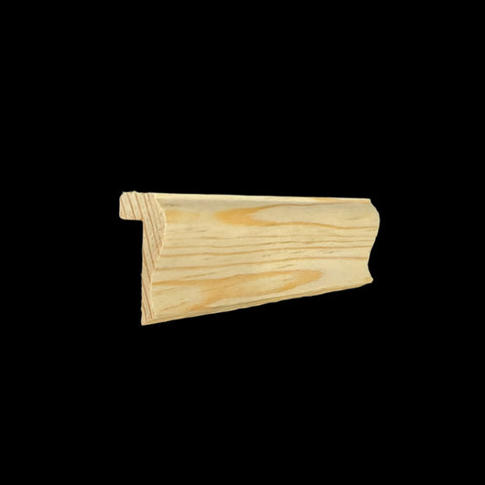 Clear Pine: 292 Wainscot Cap per 8' Length