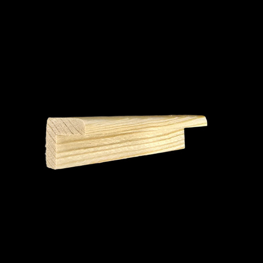Clear Pine: 206 Outside Corner Clear Pine per 8' Length