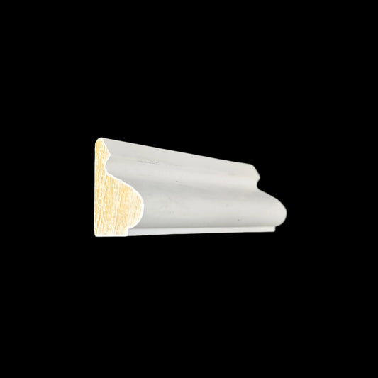 Base: 164 (Base Cap) 1-1/8 Primed Finger Joint (11/16" x 1-1/8") 8' or 16'