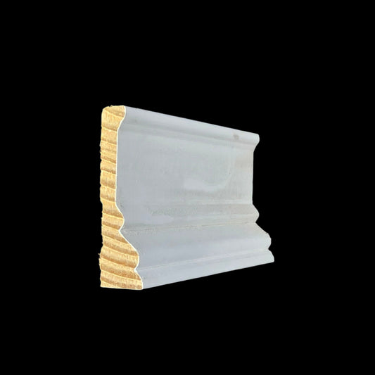 Casing: BH (Baby Howe) 2 1/4" Primed Finger Joint Pine (11/16"x2-1/4") 8.5' or 17' LF