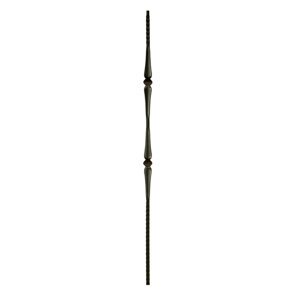 M15044 2571 Gothic Series Baluster Dbl Knuckle w/ Spoons 9/16" Sq.