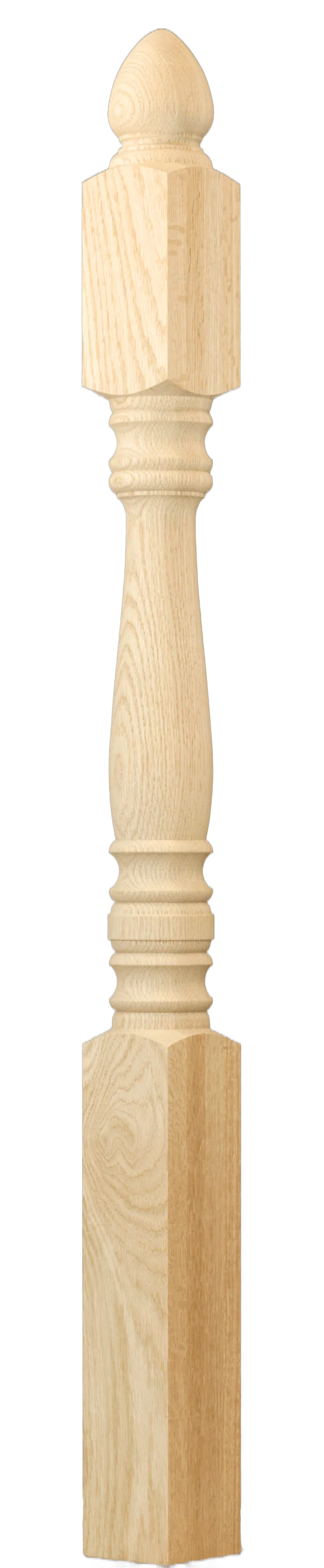C-4245 Hampton Series Angle / Landing Newel Size 3-1/2" x 59-1/2", 13" Top Block