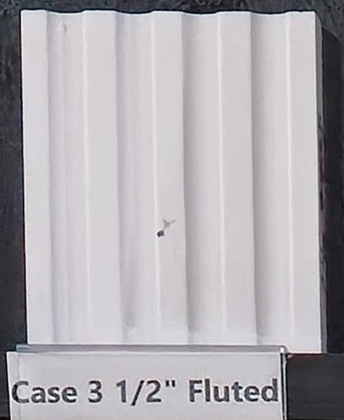 Casing: FLUTED / BEAD CSG 3 1/2 Primed Finger Joint Pine (11/16"x 3-1/2") x 17'