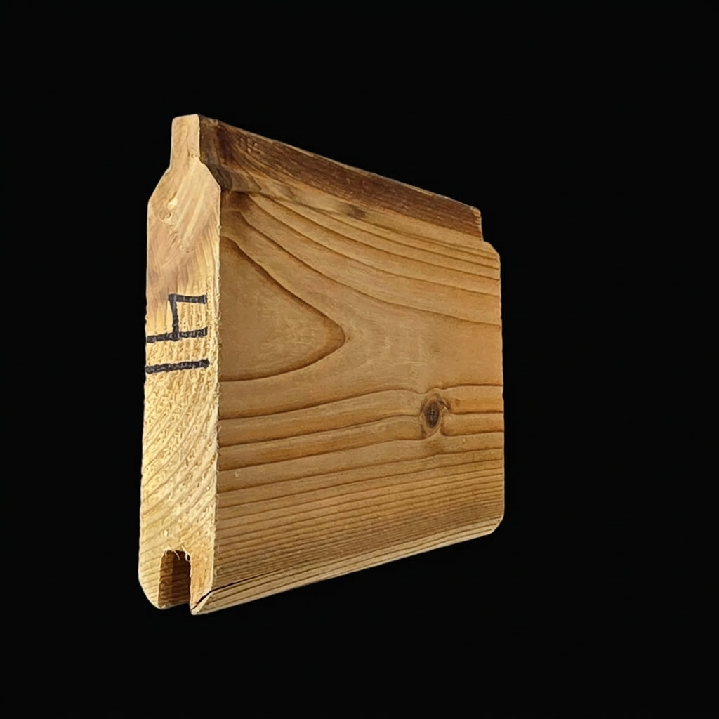 Logan: #41 CEDAR 1x4 STK T&G V2S Face/Rough Back KD (6 pc. Pack)