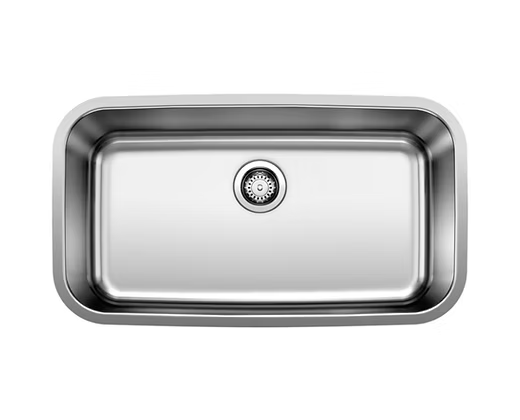 PROHS - Kitchen Sinks - Blanco Stellar Super Single Bowl Stainless Steel Undermount Kitchen Sink