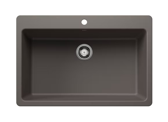 PROHS - Kitchen Sinks - Blanco Liven Super Single Bowl Granite Composite Kitchen Sink