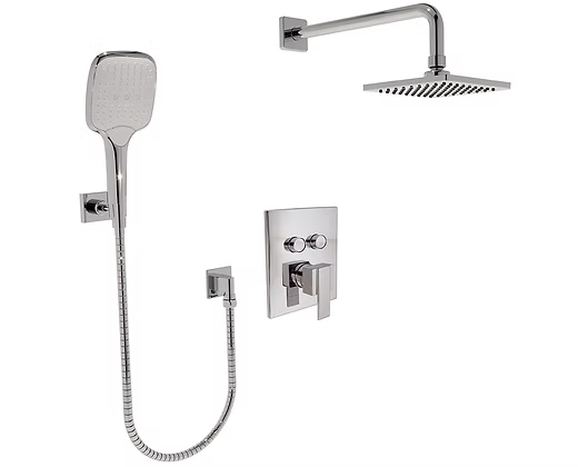 PROHS - Shower Fixtures - HUNTINGTON BRASS Razo Push Button Shower Pack