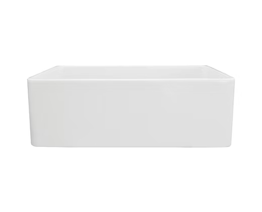 PROHS - Kitchen Sinks - Q Calabria Single Bowl Fireclay Kitchen Sink