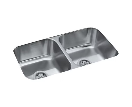 PROHS - Kitchen Sinks - STERLING 11444 Stainless Steel Undermount Kitchen Sink