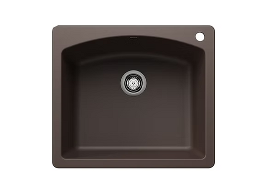 PROHS - Kitchen Sinks - Blanco Diamond Medium Single Bowl Granite Composite Kitchen Sink