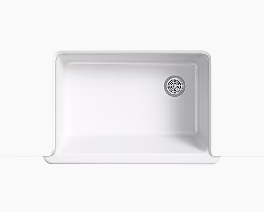 PROHS - Vanity Sink - KOHLER Whitehaven Cast Iron Apron Kitchen Sink