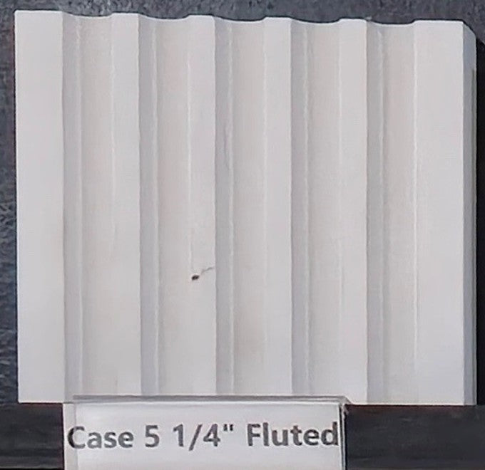 Casing: FLUTED CSG 5 1/4 Primed Finger Joint 11/16"x5-1/4"x16'