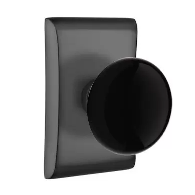 Emtek 5211 Privacy Porcelain Door Knob with Neos Rosette