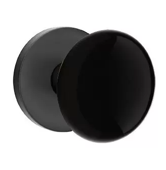 Emtek 5059 Porcelain Door Double Dummy Set With Modern Disk Rosette