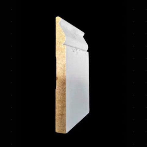 Base: 5163 5 1/4 Primed Finger Joint Pine (9-16"x5-1/4") 8' or 16'