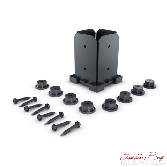 OZCO Ironwood 4x4 Elevated Post Base Kit Item# 51707