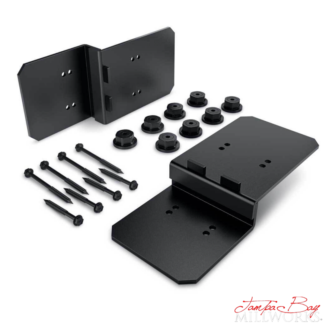 OZCO Ironwood 4" Post to Beam Connector 2 pcs Item# 51775