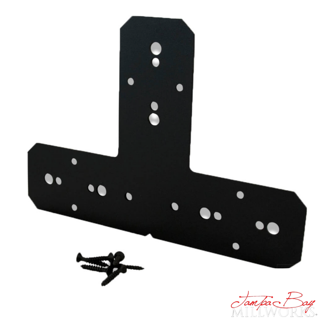 OZCO Ironwood 4" "T" Tie Plate Connector 1pc Item# 51767