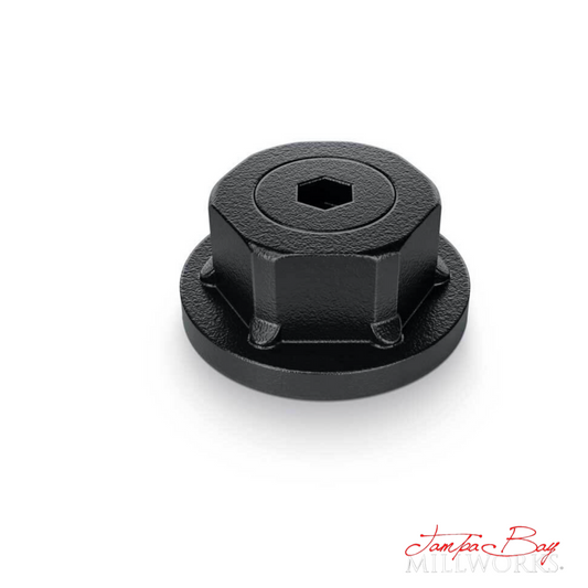 OZCO 1-1/2" OWT Aluminum Hex Cap Nuts Item# 56621