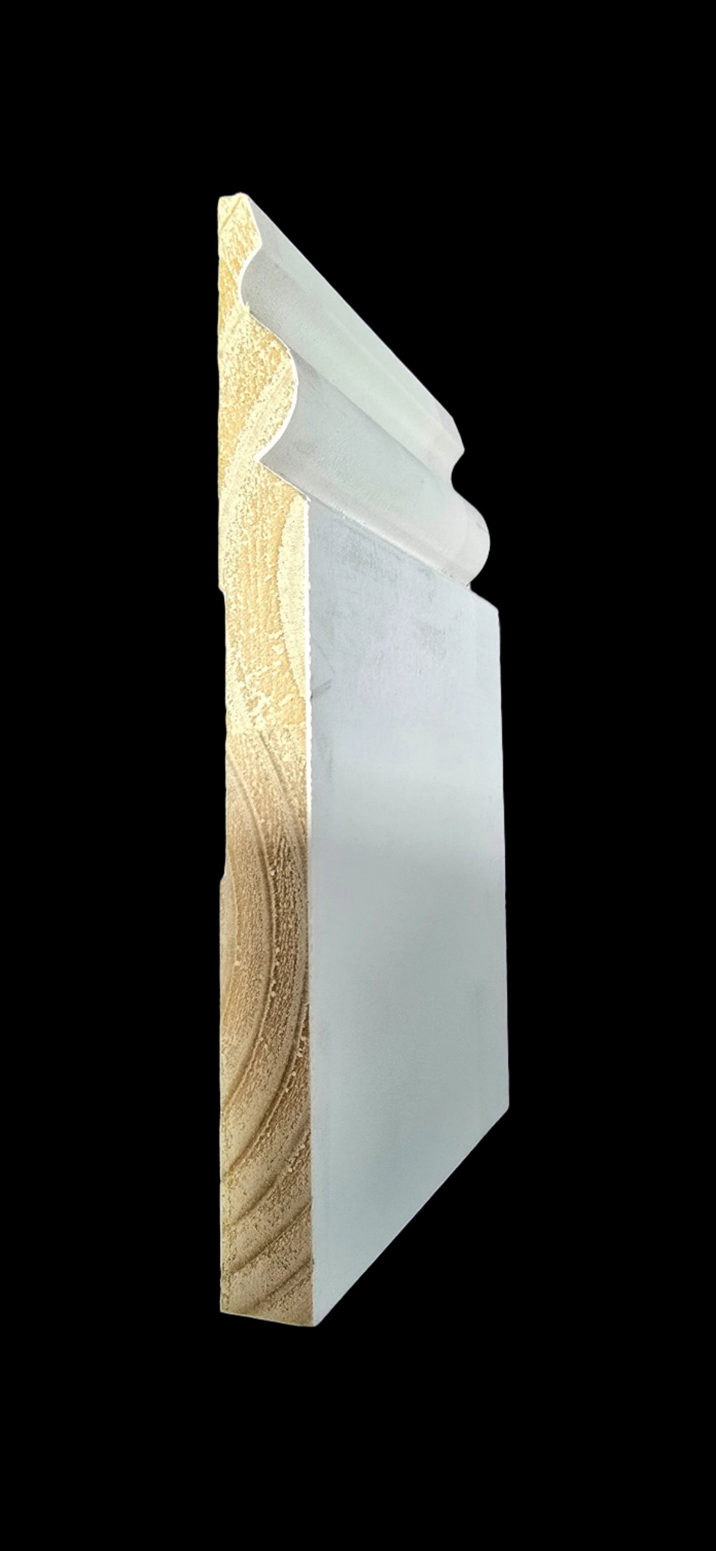 Base:725 Primed Finger Joint Pine 7-1/4" BASE