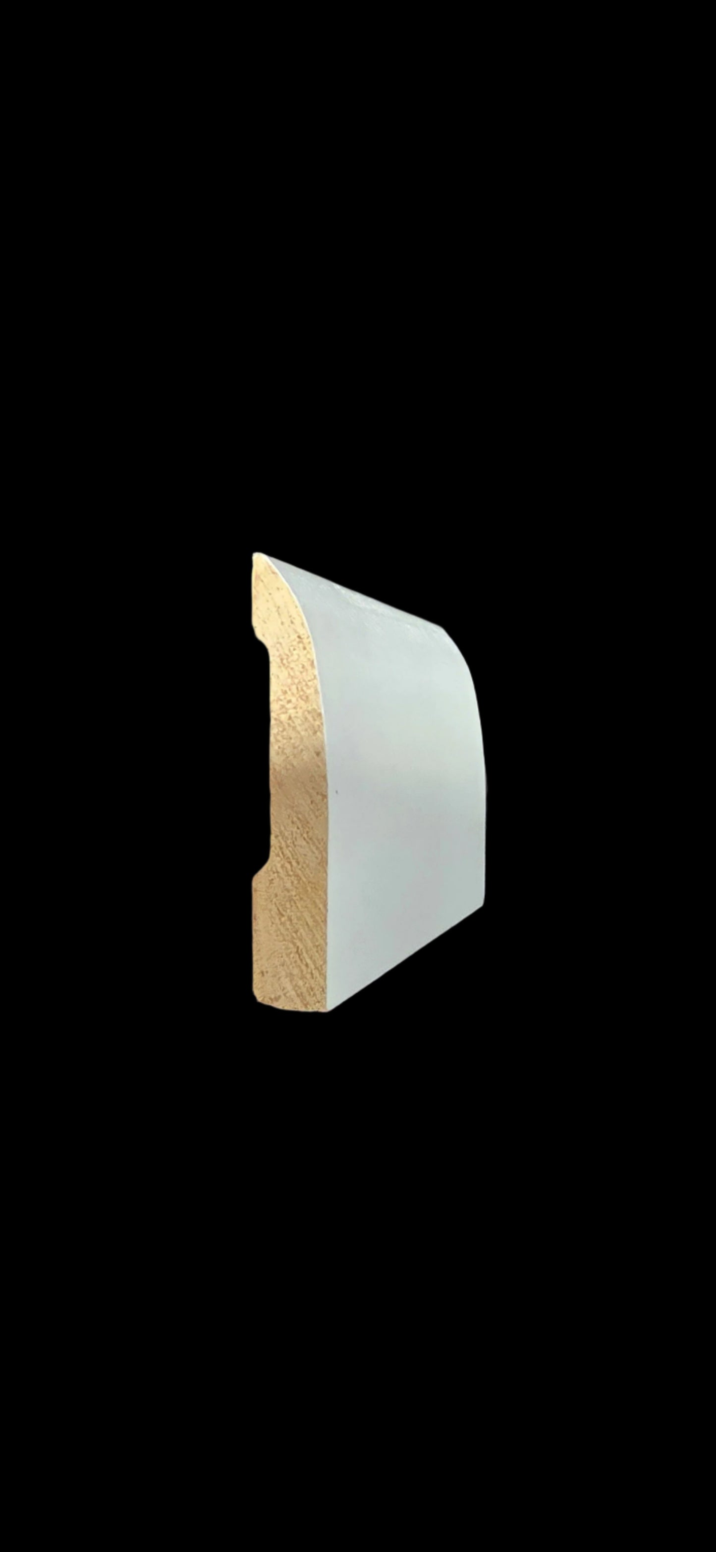 Base:726 CLAMSHELL Primed Finger Joint Pine 2-1/4" BASE