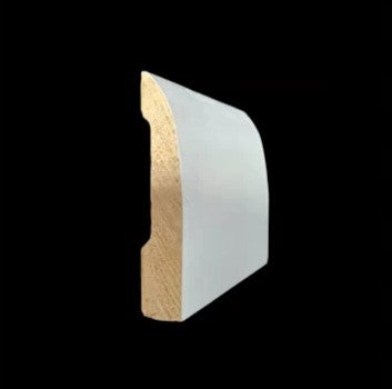 Base: 726 (Clamshell) 2 1/4 Primed Finger Joint Pine (9/16"x2-1/4") 8' or 16'