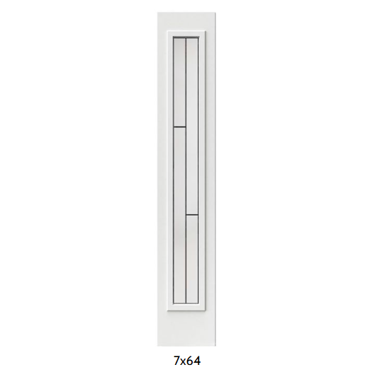 Pre-Hung Fiberglass Smooth w/Aspire Glass Insert 1-3/4" Plastpro FL#17347