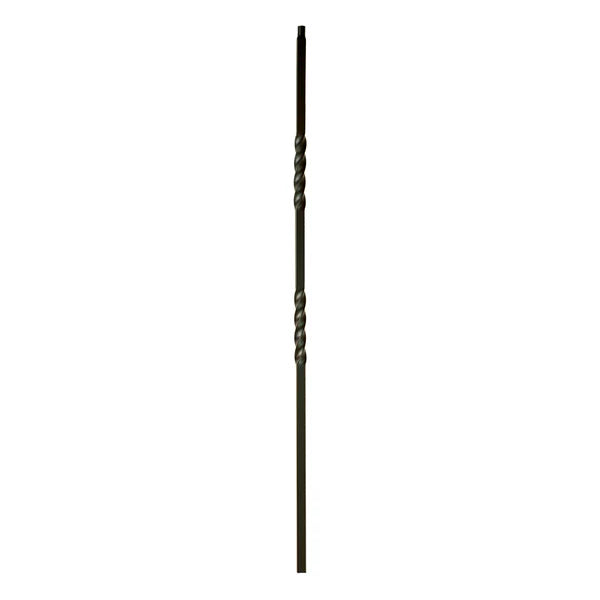 MEGA-2TW 2851 MEGA Series Double Twist Baluster 3/4" Sq. *use with 3/4 "shoes and knuckles
