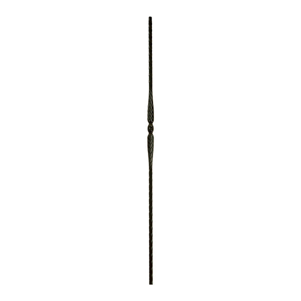 M10044 2996 Mediterranean Series Baluster Flower & Arrows 9/16" Sq.