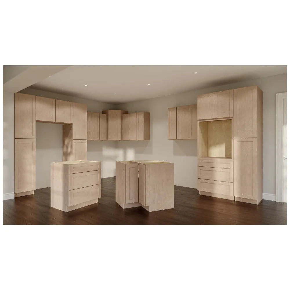 Hardware Resources: 12" Base Full Height 1 Door 2 Shelves - Unfinished