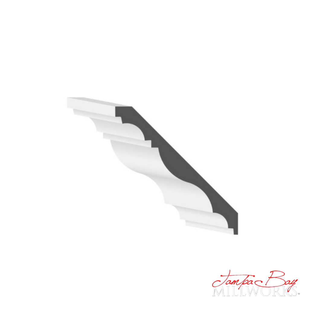 Crown: DM6 (WM614) 6 1/4 Primed Finger Joint Pine (11/16"x6-1/4") 8' or 16'