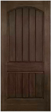 ExteriorSlab:Rustic Series Fiberglass Texture 2-Panel Arch Plank 1-3/4" Thick