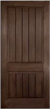 ExteriorSlab:Rustic Series Fiberglass Texture 2-Panel Square Plank 1-3/4" Thick