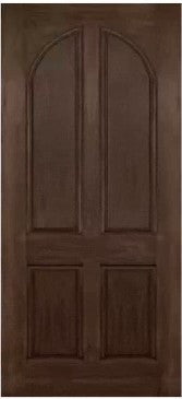 ExteriorSlab:Rustic Series Fiberglass Texture 4-Panel Arch Square Plank 1-3/4" Thick