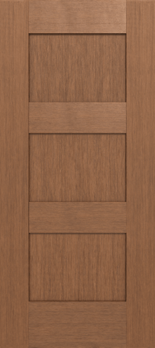 SLAB: Fiberglass Fir WG Texture 3-Panel Equal Shaker DRF3J (unfinished)