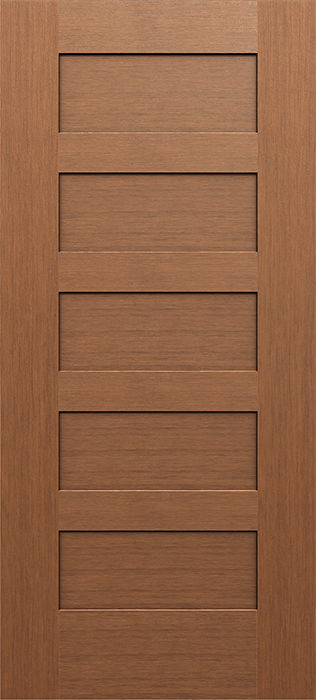 SLAB: Fiberglass Fir WG Texture 5-Panel Equal Shaker DRF50 (unfinished)