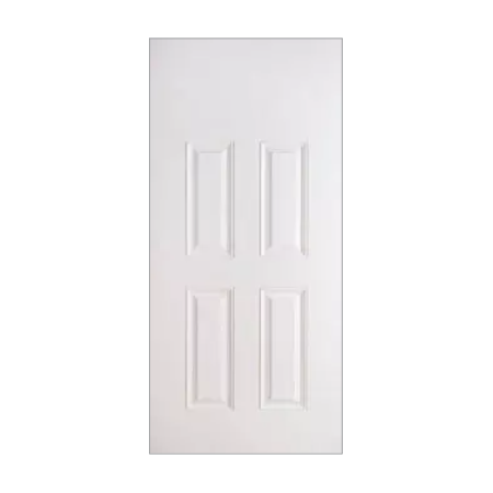 DRS40 Fiberglass Smooth 4-Panel Raised FL#17347 Pre-hung Options (unfinished)