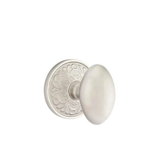 Emtek 8056 Dummy Egg Knob w/Lancaster Rosette