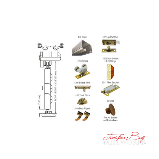 DOOR HARDWARE:#100 FD724 72"