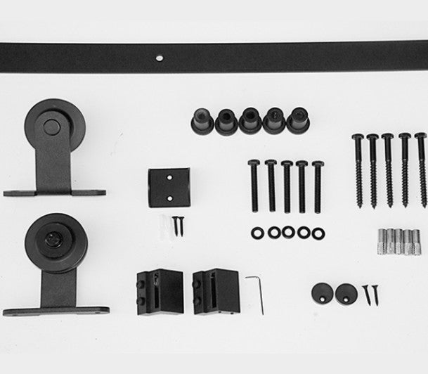 DOOR HARDWARE:BarnCraft BLACK Gage Set 100"