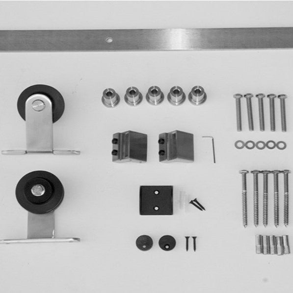 DOOR HARDWARE:BarnCraft SS Gage Set 100"