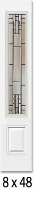 Horizon - Decorative Glass Black Patina (Glass Insert Only)