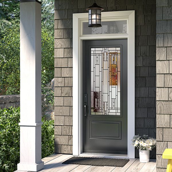Horizon - Decorative Glass Black Patina (Glass Insert Only)