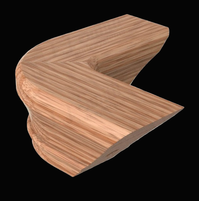 STAIR-PART: LJ-7011 Red Oak Level Quarter Turn