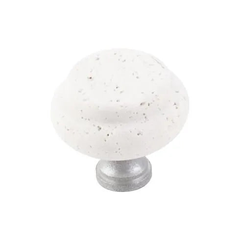 Tumbled Travertine Knob 1-3/8 INCH - Chareau Collection